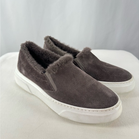 M. Gemini The Cerchio Shearling Slip On Shoes in Gray Size 7.5 or 37 1/2 - Picture 3 of 9